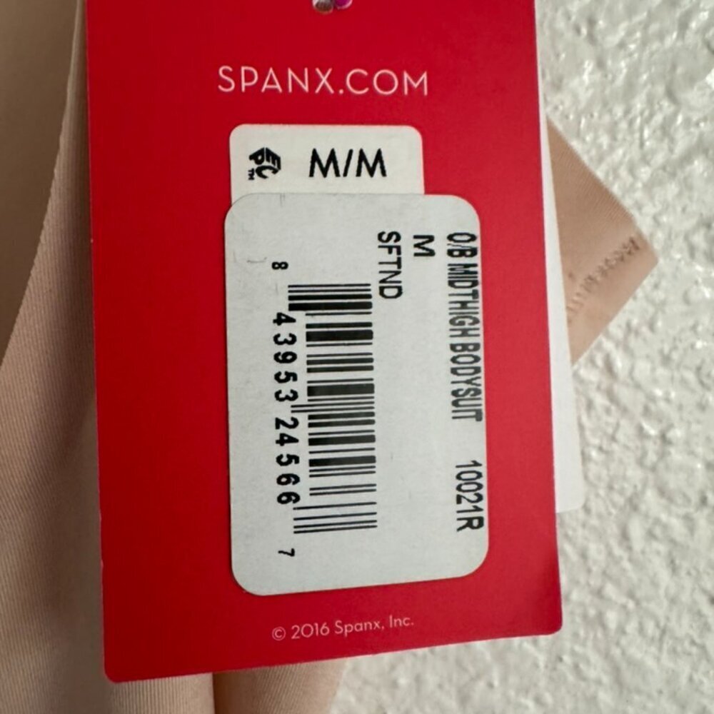 SPANX Thinstincts Full Mid Thigh Body Suit Size M NEW Medium Slimming Holidays - Picture 5 of 14
